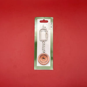 NIB 90s  John Deere Gold -  vintage keychain vintage charms for bag nostalgia vintage keychains y2k collectible - Bag Crap