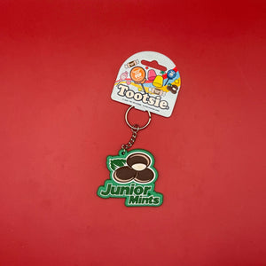 NIB   : Tootsie Junior Mints -  vintage keychain vintage charms for bag nostalgia vintage keychains y2k collectible - Bag Crap