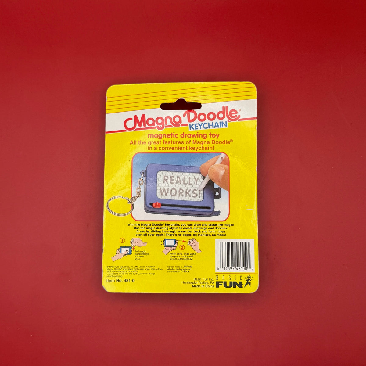 NIB 90s  : Magna Doodle -  vintage keychain vintage charms for bag nostalgia vintage keychains y2k collectible - Bag Crap