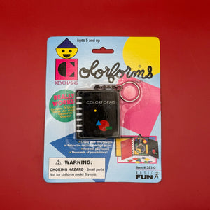 NIB 90s  : Colorforms Brand -  vintage keychain vintage charms for bag nostalgia vintage keychains y2k collectible - Bag Crap