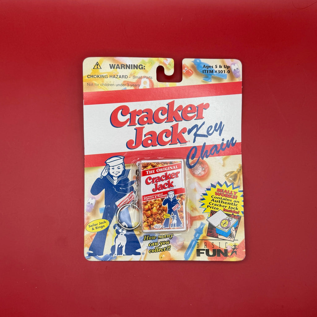 NIB 90s Vintage Keychain: Cracker Jack
