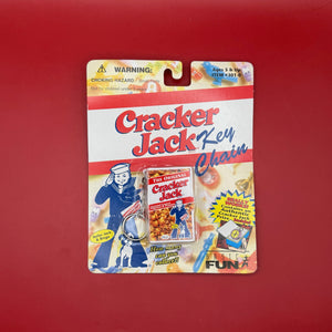 NIB 90s  : Cracker Jack -  vintage keychain vintage charms for bag nostalgia vintage keychains y2k collectible - Bag Crap