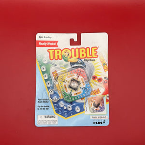 NIB 90s  : Trouble -  vintage keychain vintage charms for bag nostalgia vintage keychains y2k collectible - Bag Crap