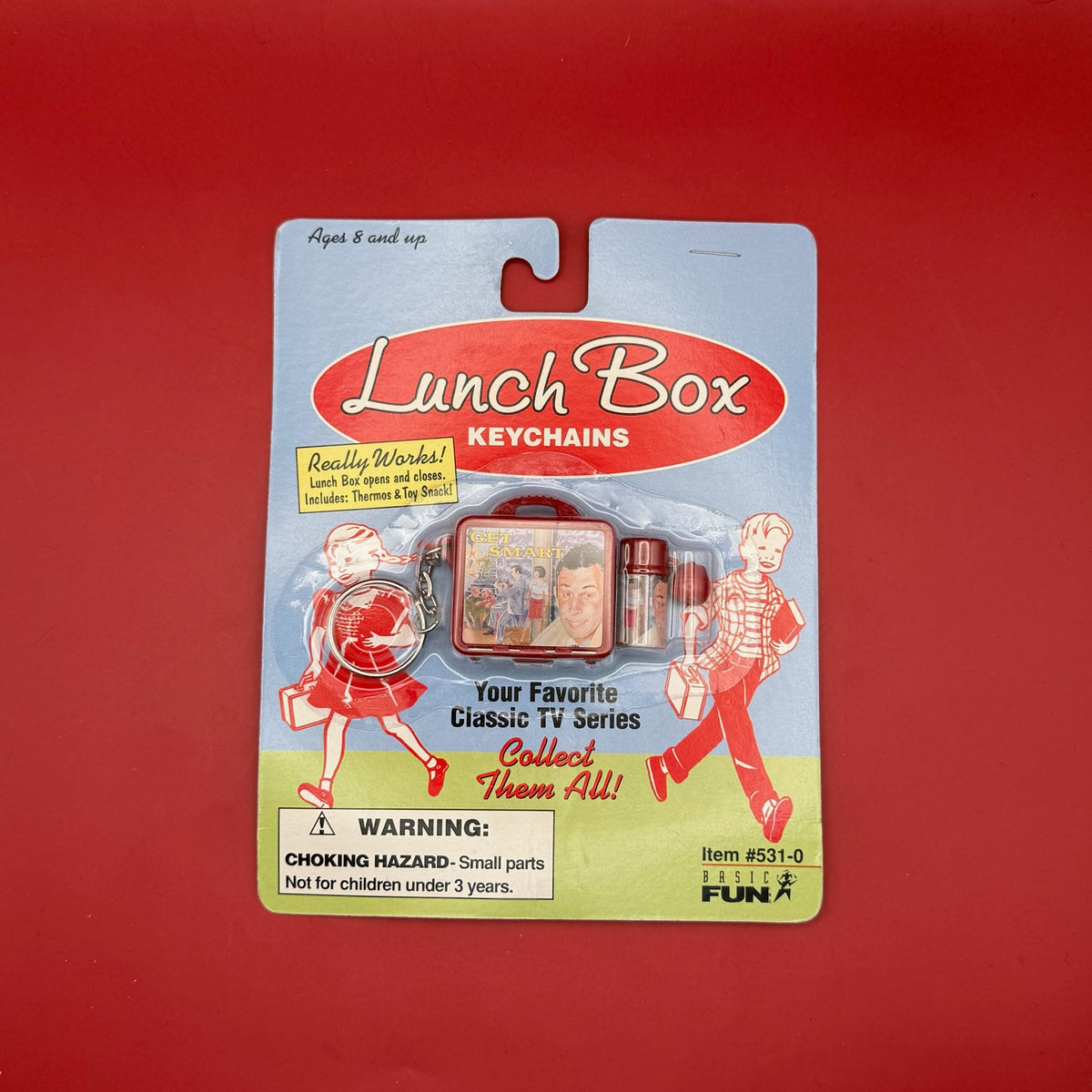 NIB 90s  : Get Smart Lunch Box -  vintage keychain vintage charms for bag nostalgia vintage keychains y2k collectible - Bag Crap