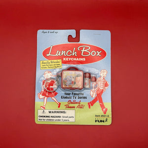 NIB 90s  : Lunch Box -  vintage keychain vintage charms for bag nostalgia vintage keychains y2k collectible - Bag Crap