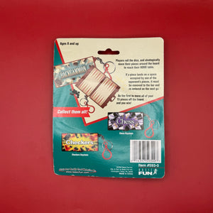 NIB   : Backgammon -  vintage keychain vintage charms for bag nostalgia vintage keychains y2k collectible - Bag Crap