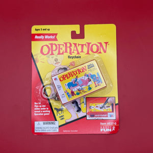 NIB 90s  : Operation Game -  vintage keychain vintage charms for bag nostalgia vintage keychains y2k collectible - Bag Crap