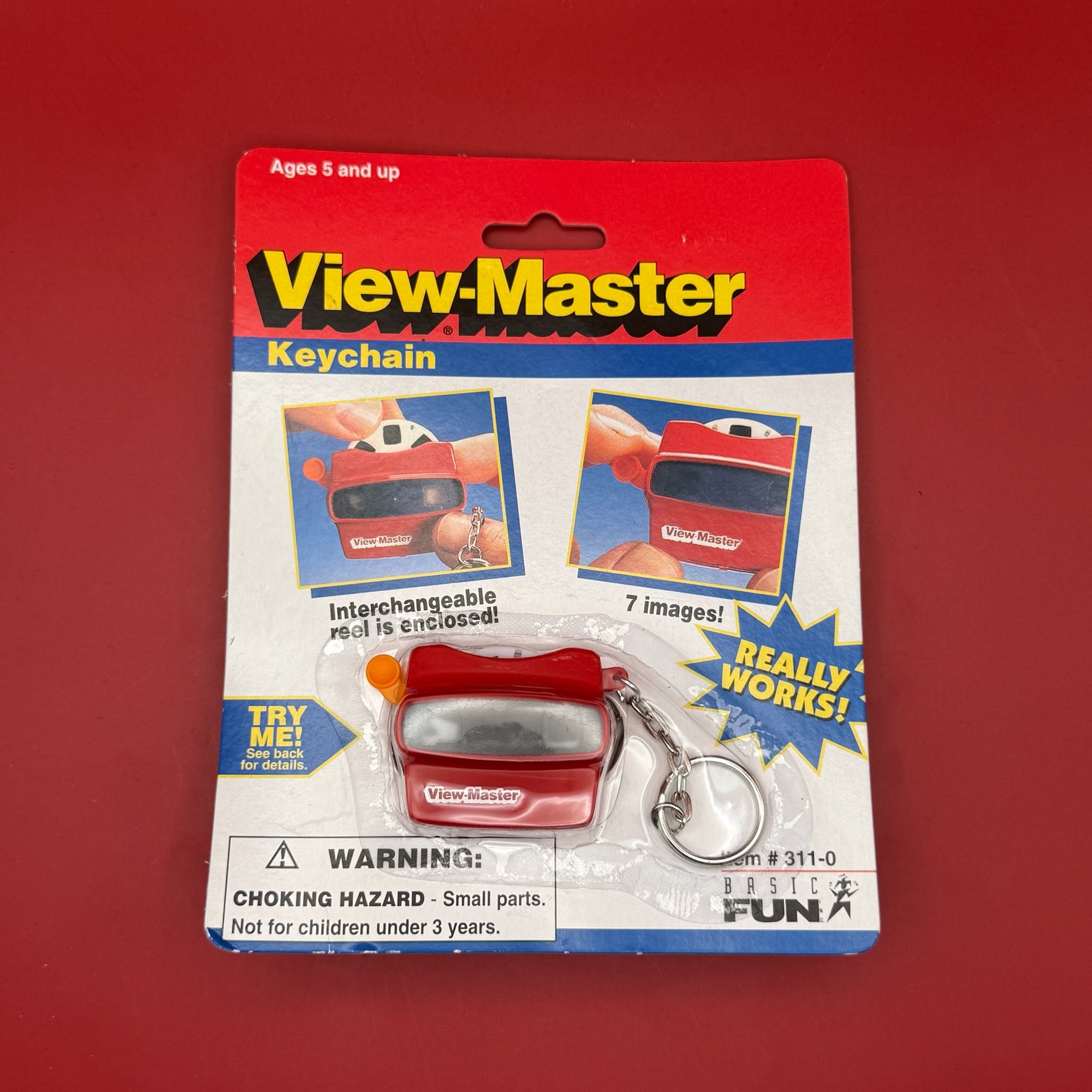 NIB 90s  : View Master -  vintage keychain vintage charms for bag nostalgia vintage keychains y2k collectible - Bag Crap