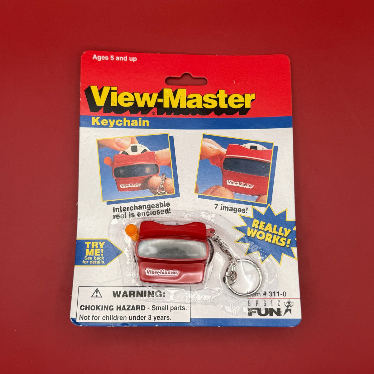 NIB 90s  : View Master -  vintage keychain vintage charms for bag nostalgia vintage keychains y2k collectible - Bag Crap
