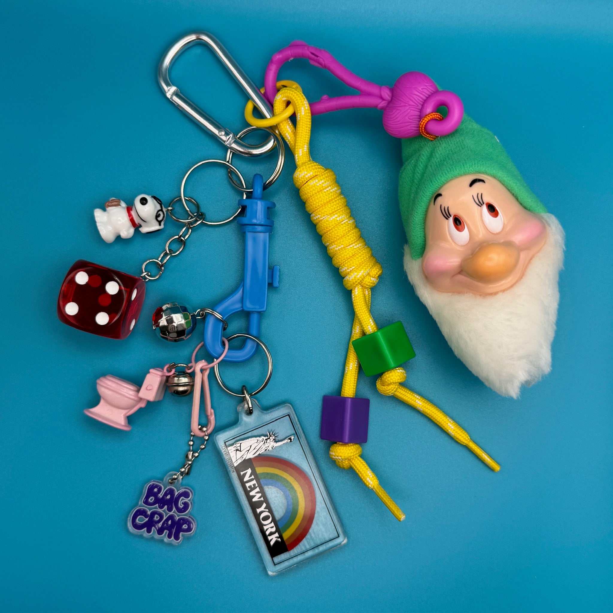 'Bashful' NYC   Pack - vintage bag charm packs nostalgia vintage y2k vintage keychain vintage charms for bag nostalgia vintage keychains y2k collectible - Bag Crap