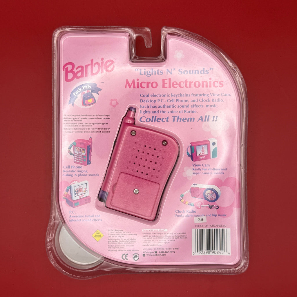 NIB 90s Vintage Keychain: Barbie 