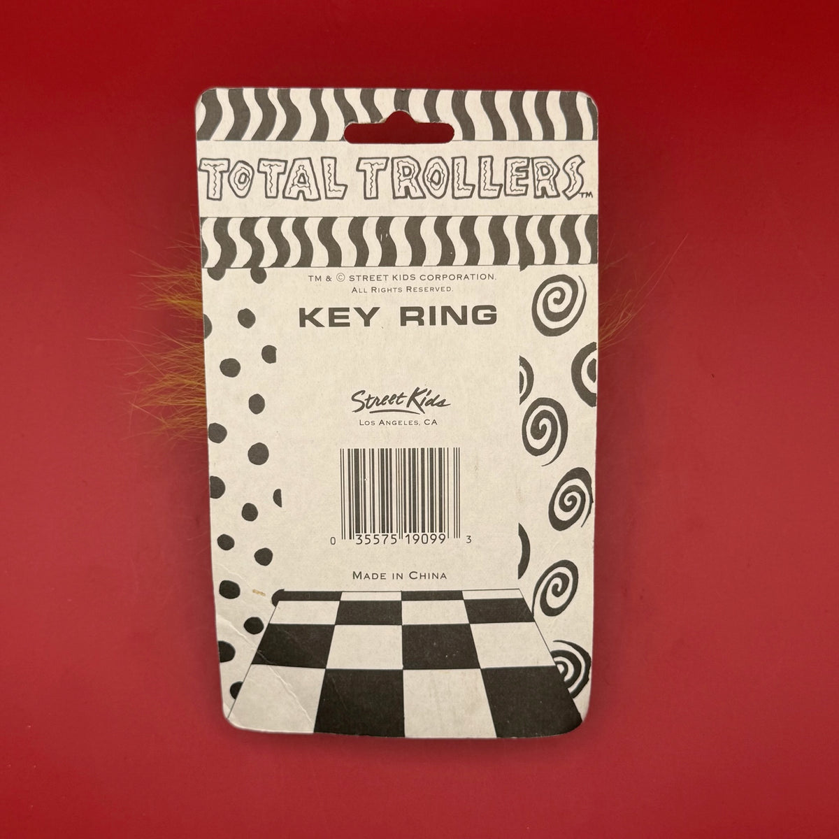 NIB 90s  : Total Trollers, Yellow Hair Troll - troll charms troll keychains vintage keychain vintage charms for bag nostalgia vintage keychains y2k collectible - Bag Crap