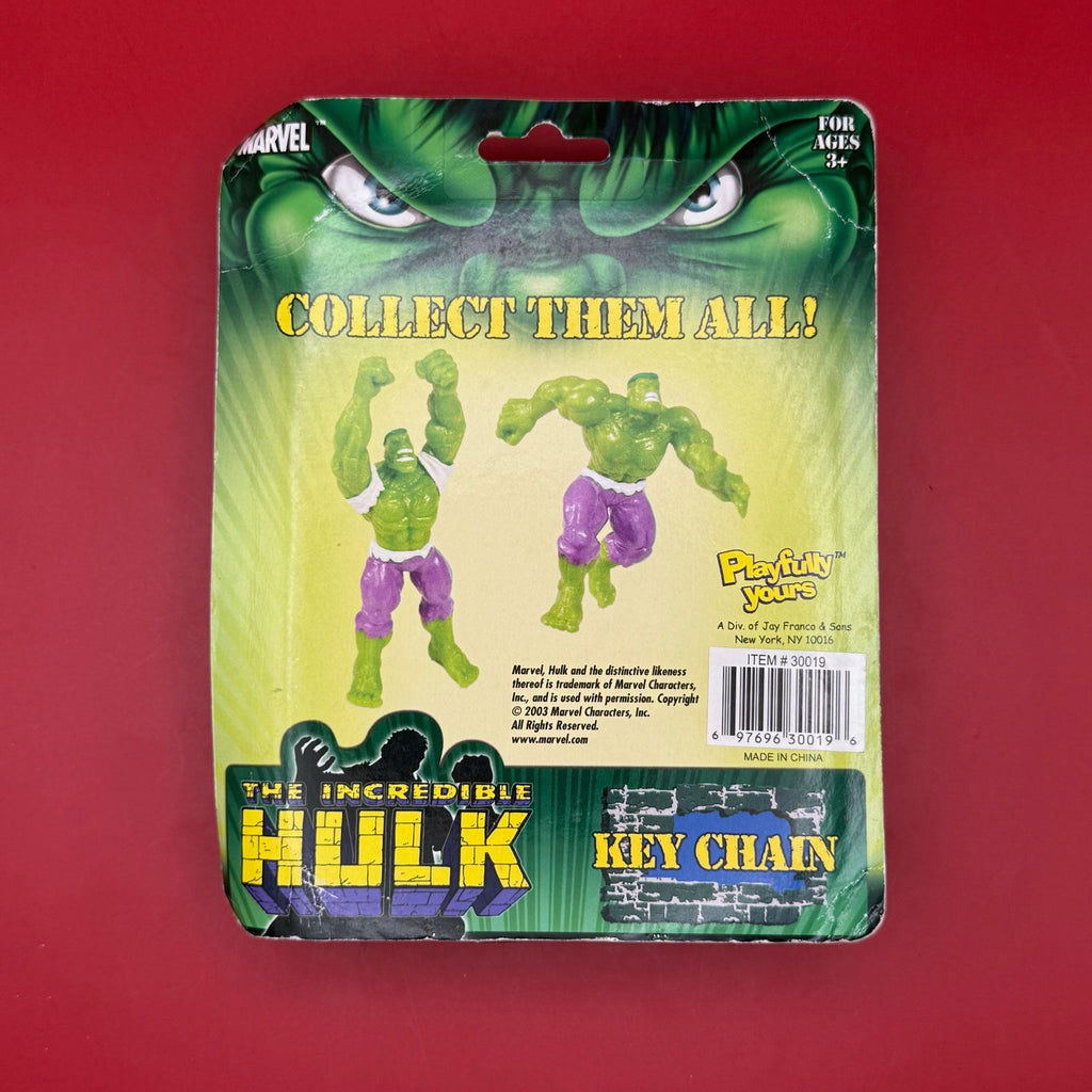 NIB Y2K Vintage Keychain: Marvel The Incredible Hulk