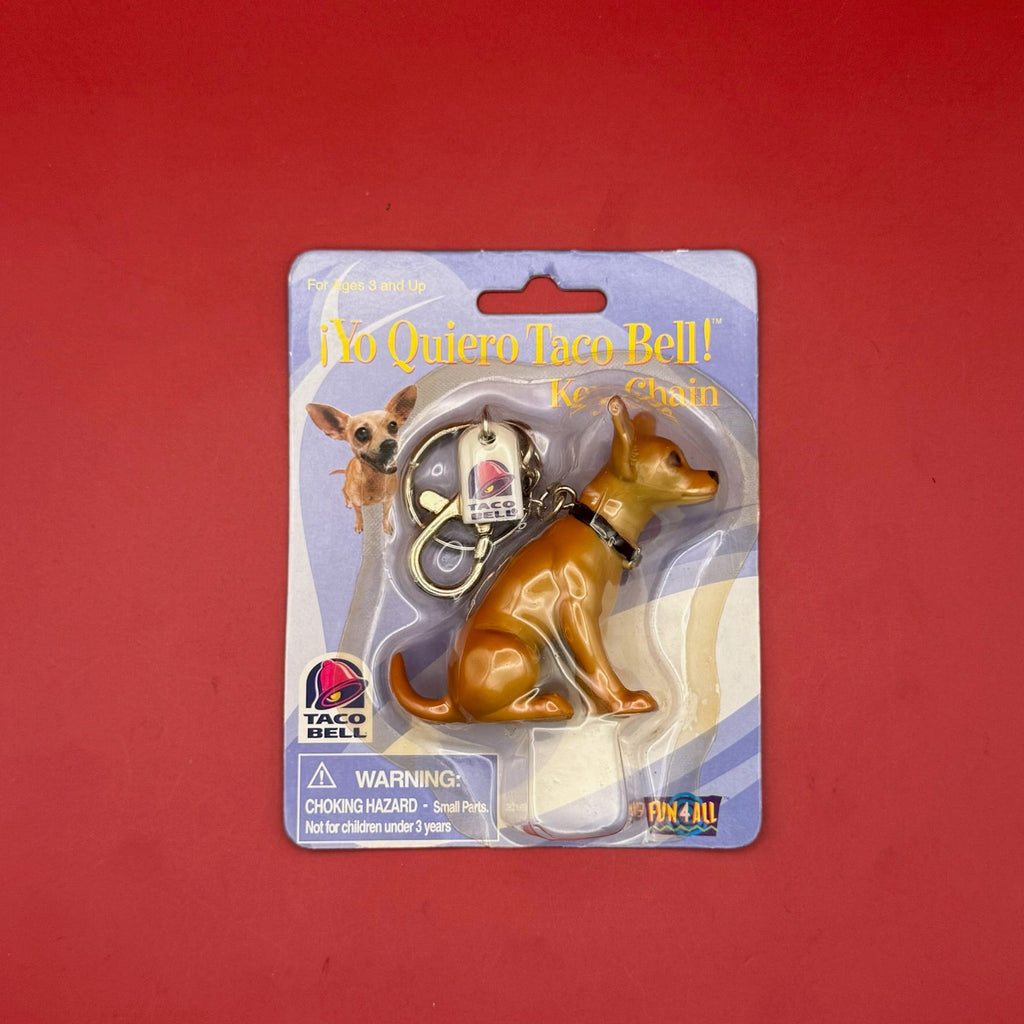 NIB 90s Vintage Keychain: Yo Quiero Taco Bell Chihuahua