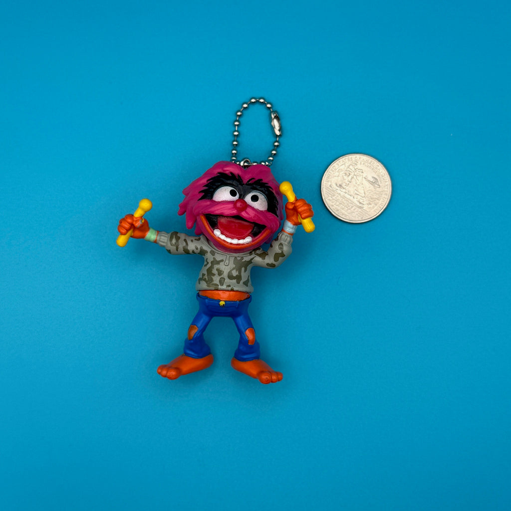 The Muppets Vintage Toy Bag Charms - G. Animal with Drum Sticks