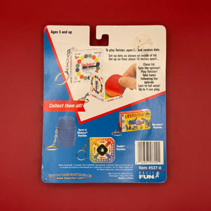 NIB 90s  : Twister Game -  vintage keychain vintage charms for bag nostalgia vintage keychains y2k collectible - Bag Crap