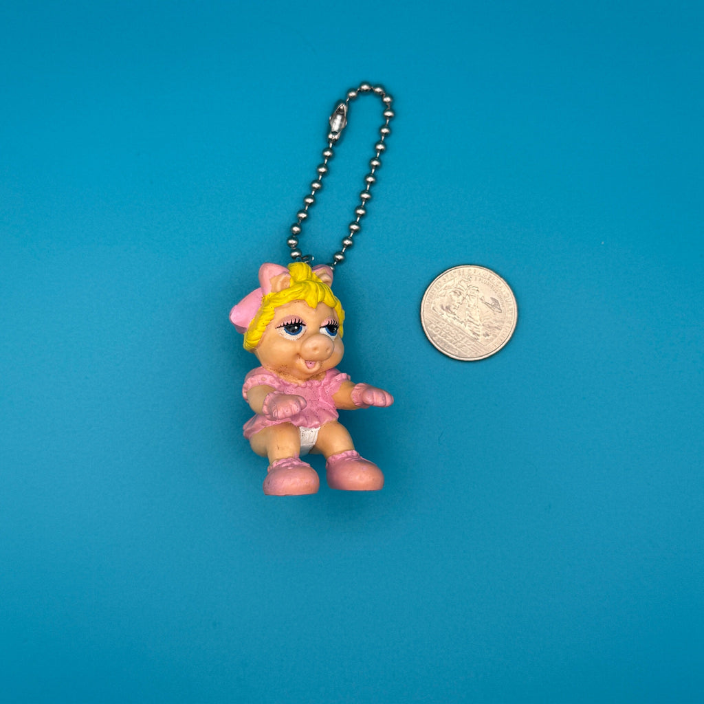 The Muppets Vintage Toy Bag Charms - H. Baby Miss Piggy