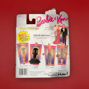 NIB 90s  : Mattel Barbie and Ken -  vintage keychain vintage charms for bag nostalgia vintage keychains y2k collectible - Bag Crap