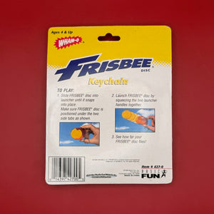 NIB 1990s  : Wham-O Frisbee Disc Toy -  vintage keychain vintage charms for bag nostalgia vintage keychains y2k collectible - Bag Crap