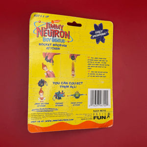 NIB   : NickelodeonJimmy Neutron Boy Genius -  vintage keychain vintage charms for bag nostalgia vintage keychains y2k collectible - Bag Crap