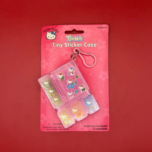 NIB   : Trinklets Hello Kitty Tiny Sticker Case - hello kitty sanrio japan kawaii rare vintage keychain vintage charms for bag nostalgia vintage keychains y2k collectible - Bag Crap