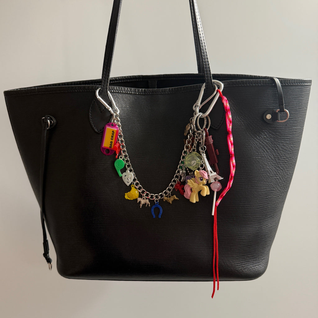 Vintage Yellow and Pink 'My Little Pony' Bag Charm Pack