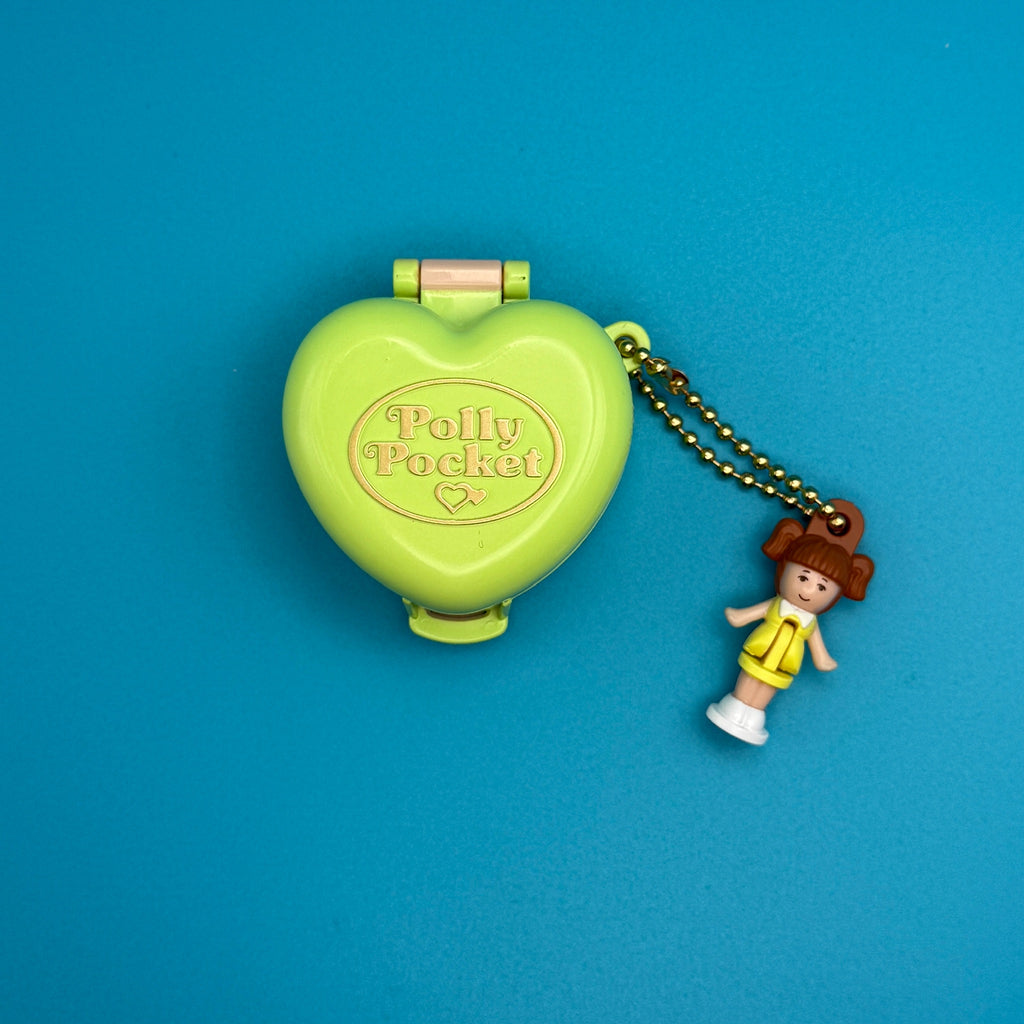 Retro Brunette Polly Pocket Bag Charms: You Pick
