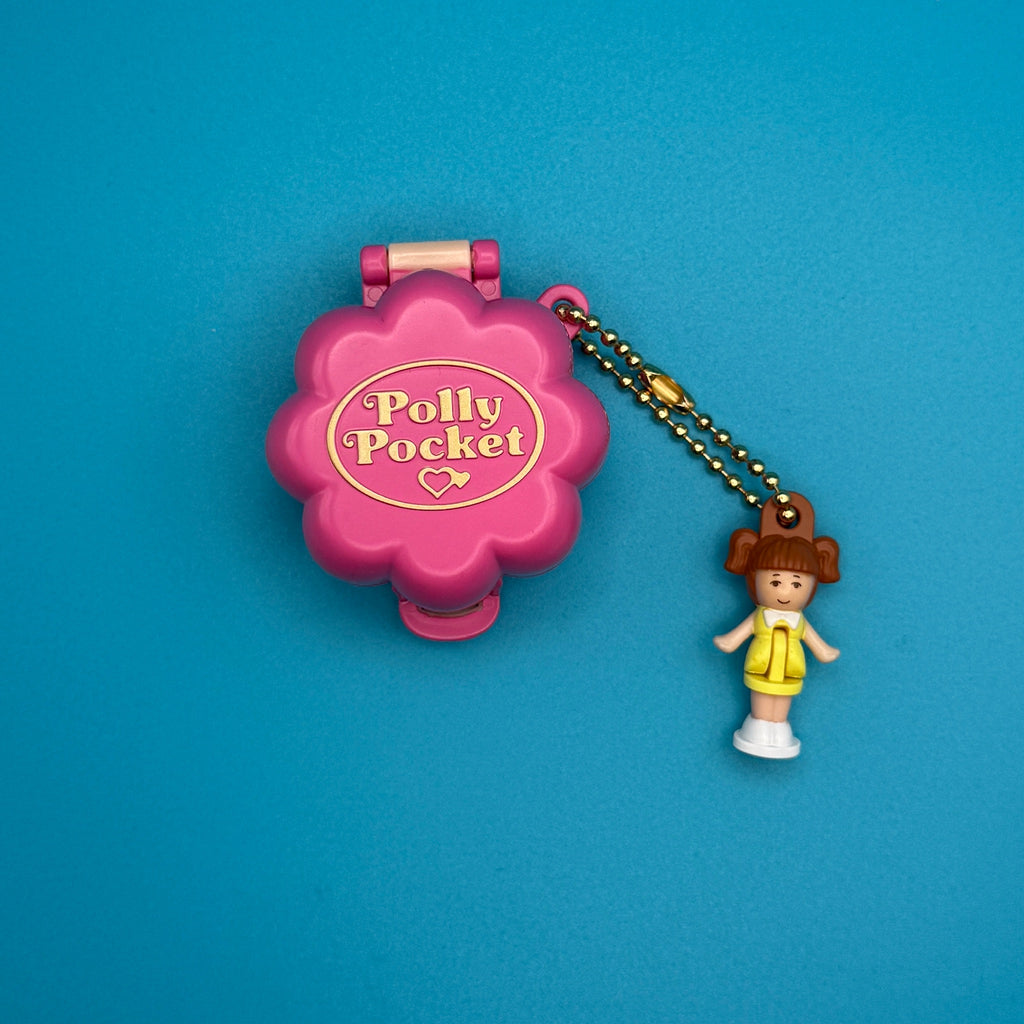 Retro Brunette Polly Pocket Bag Charms: You Pick