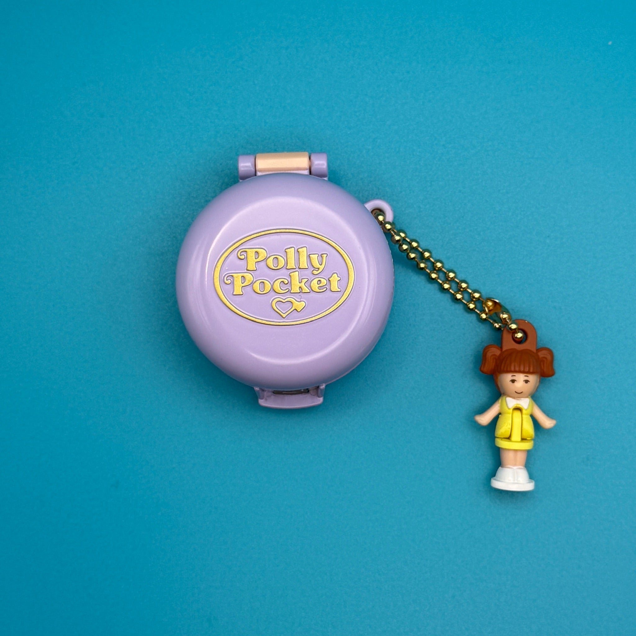 Polly Pocket Retro Brunette  s: You Pick -  vintage keychain vintage charms for bag nostalgia vintage keychains y2k collectible - Bag Crap