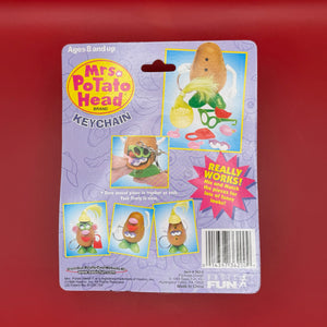 RARE NIB 90s  : Mrs. Potato Head -  vintage keychain vintage charms for bag nostalgia vintage keychains y2k collectible - Bag Crap