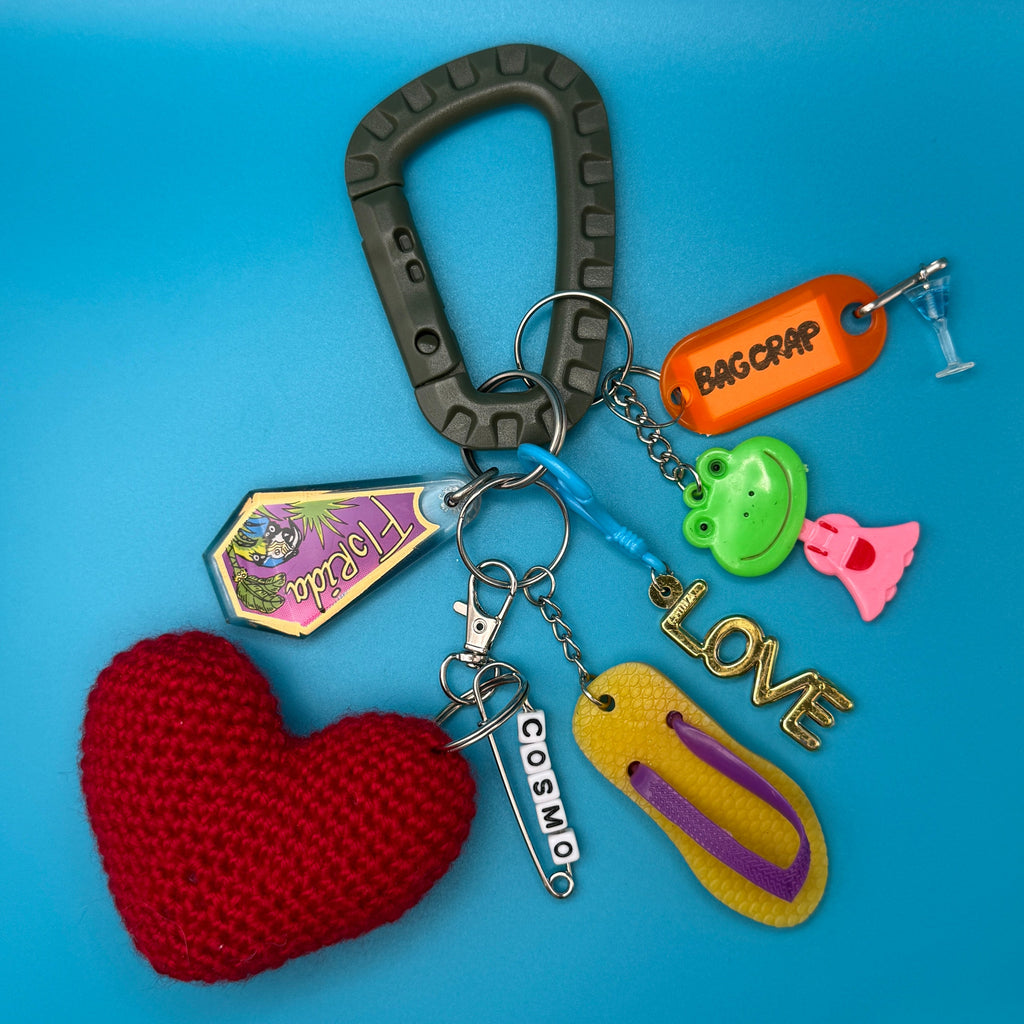 BAG CRAP x COSMOPOLITAN MAGAZINE: Vintage Keychain & Bag Charm Pack 17