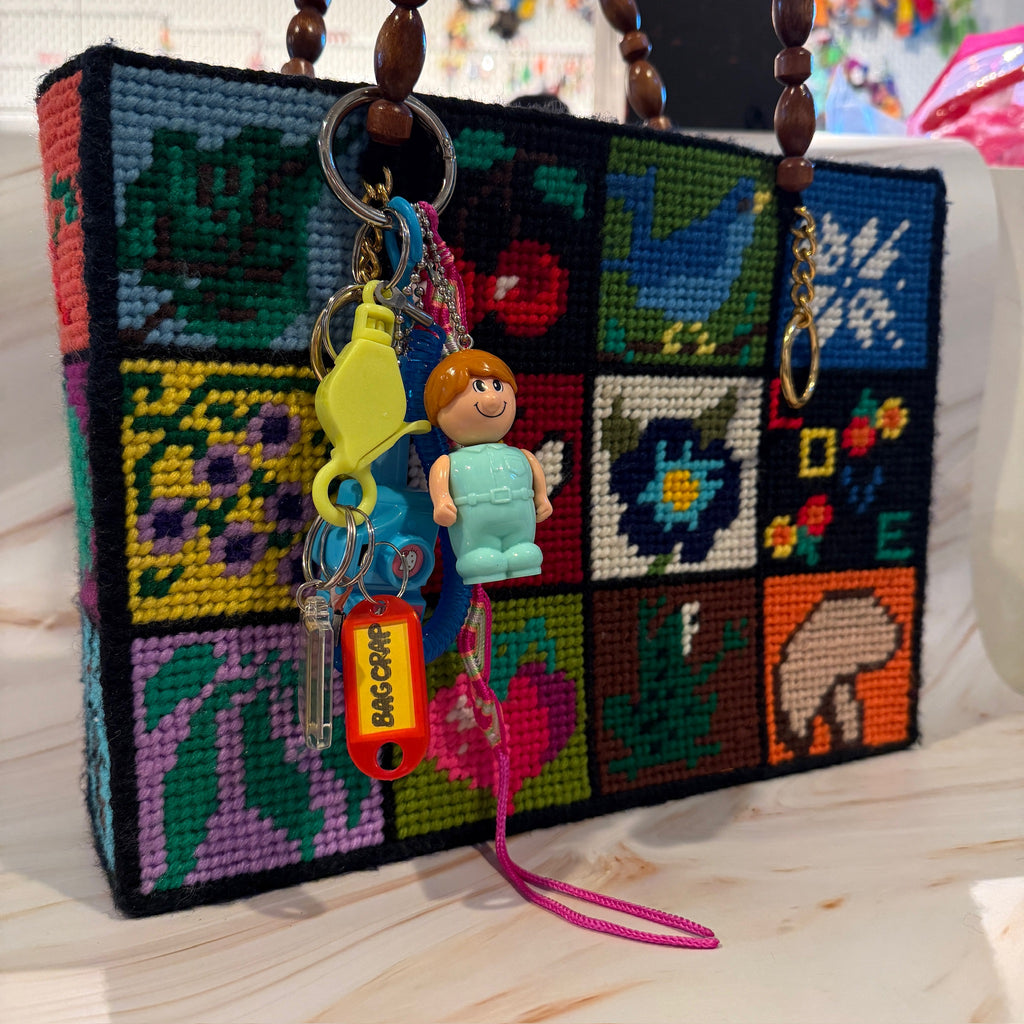 Vintage Mini Person and Working Hello Kitty Camera Keychain and Bag Charm Pack