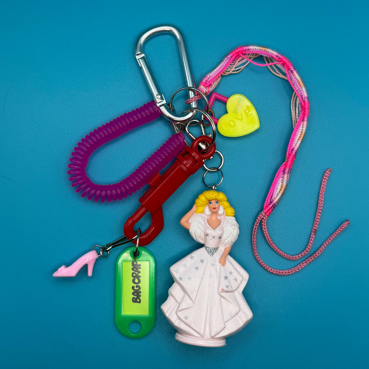 1980s Barbie   Pack - barbie doll toy pink rare vintage keychain vintage charms for bag nostalgia vintage keychains y2k collectible - Bag Crap