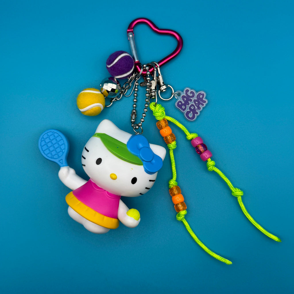 Vintage Y2K Tennis Hello Kitty Bag Charm Pack