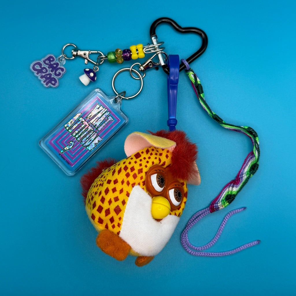 Vintage Y2K Furby Plush Bag Charm Pack