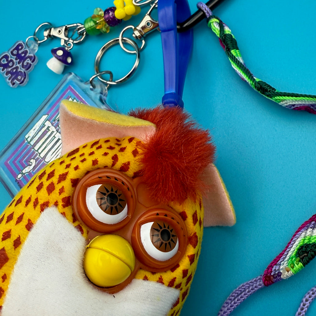 Vintage Y2K Furby Plush Bag Charm Pack
