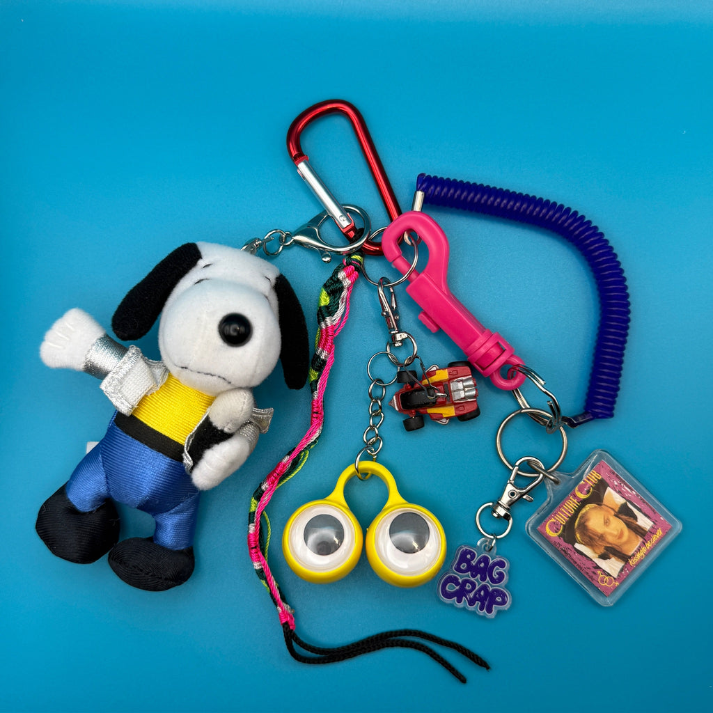 Vintage Y2K Snoopy Plush Bag Charm Pack