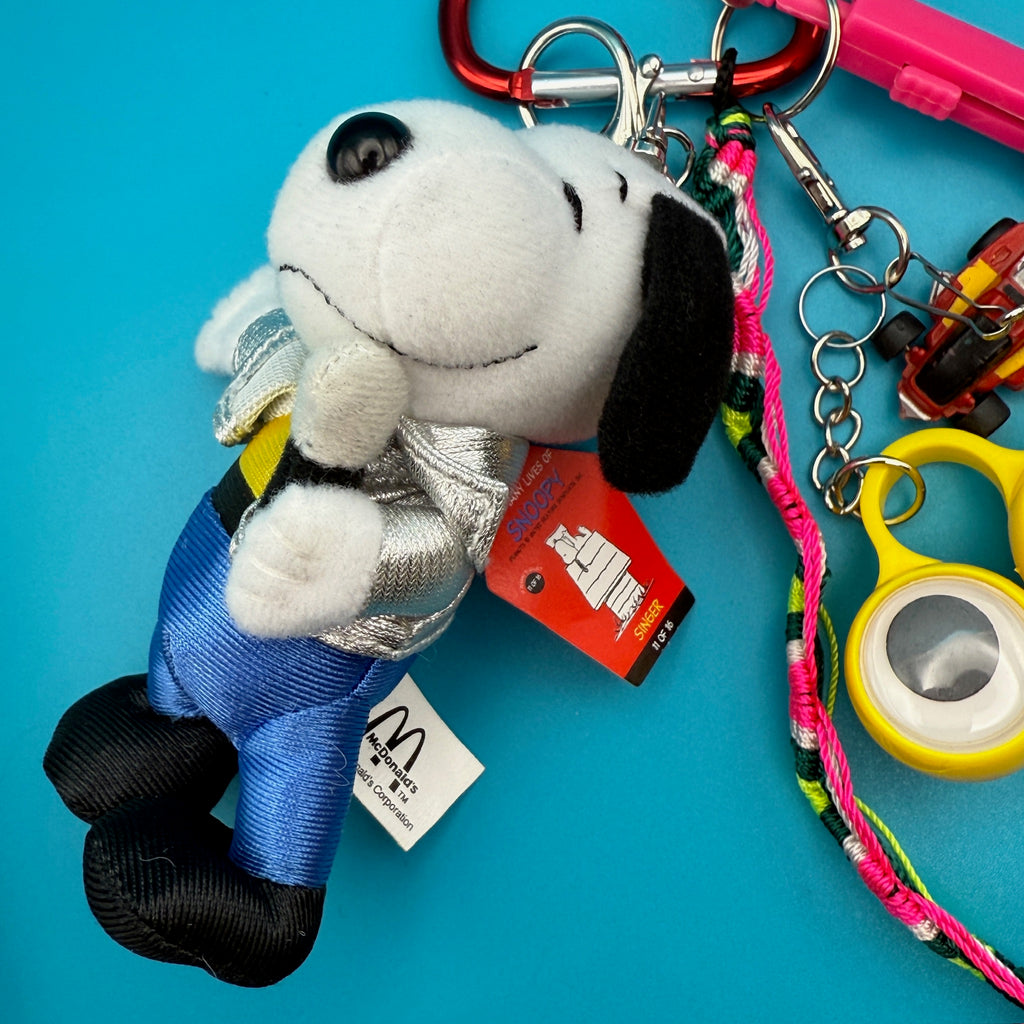 Vintage Y2K Snoopy Plush Bag Charm Pack