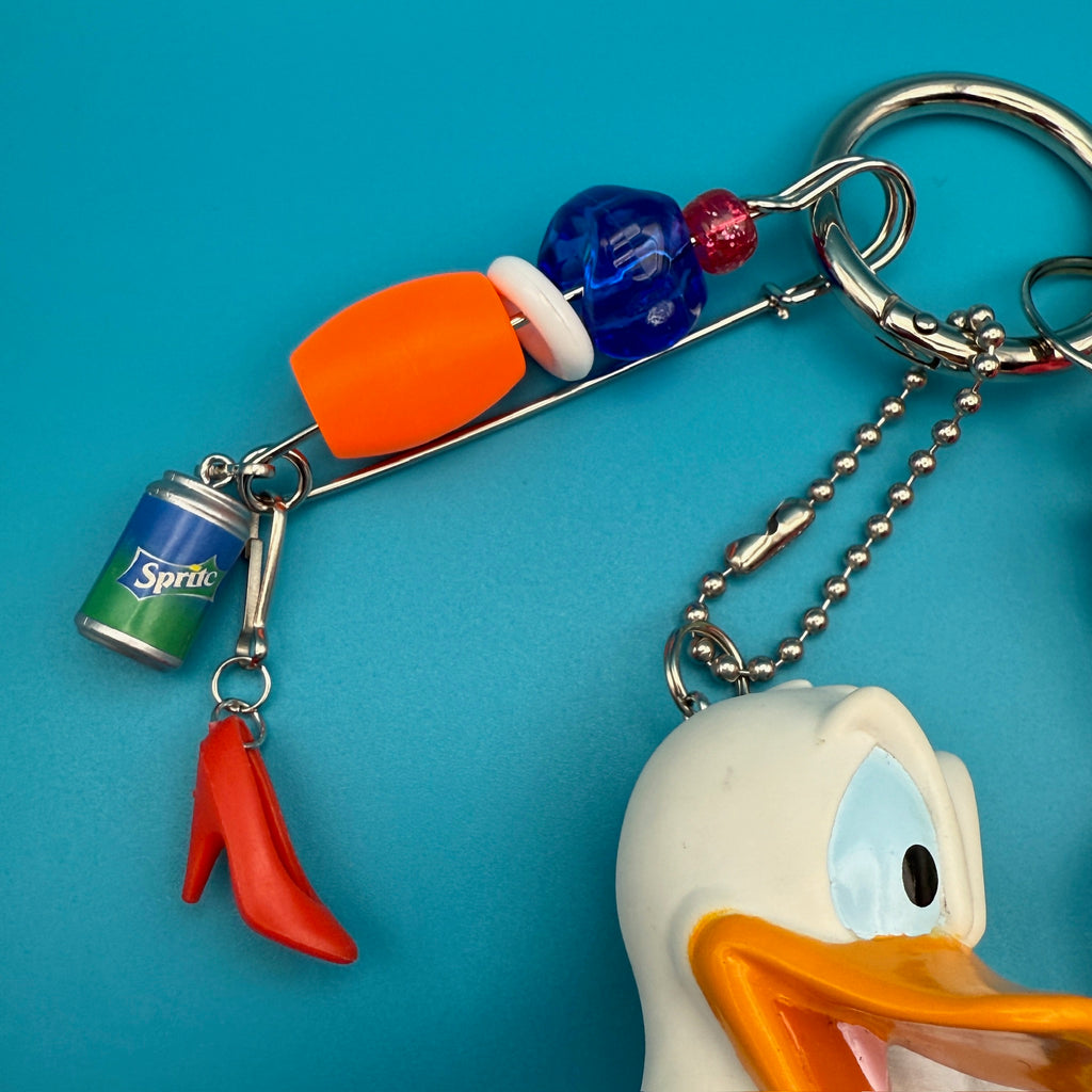 Vintage Y2K Donald Duck Plush Bag Charm Pack