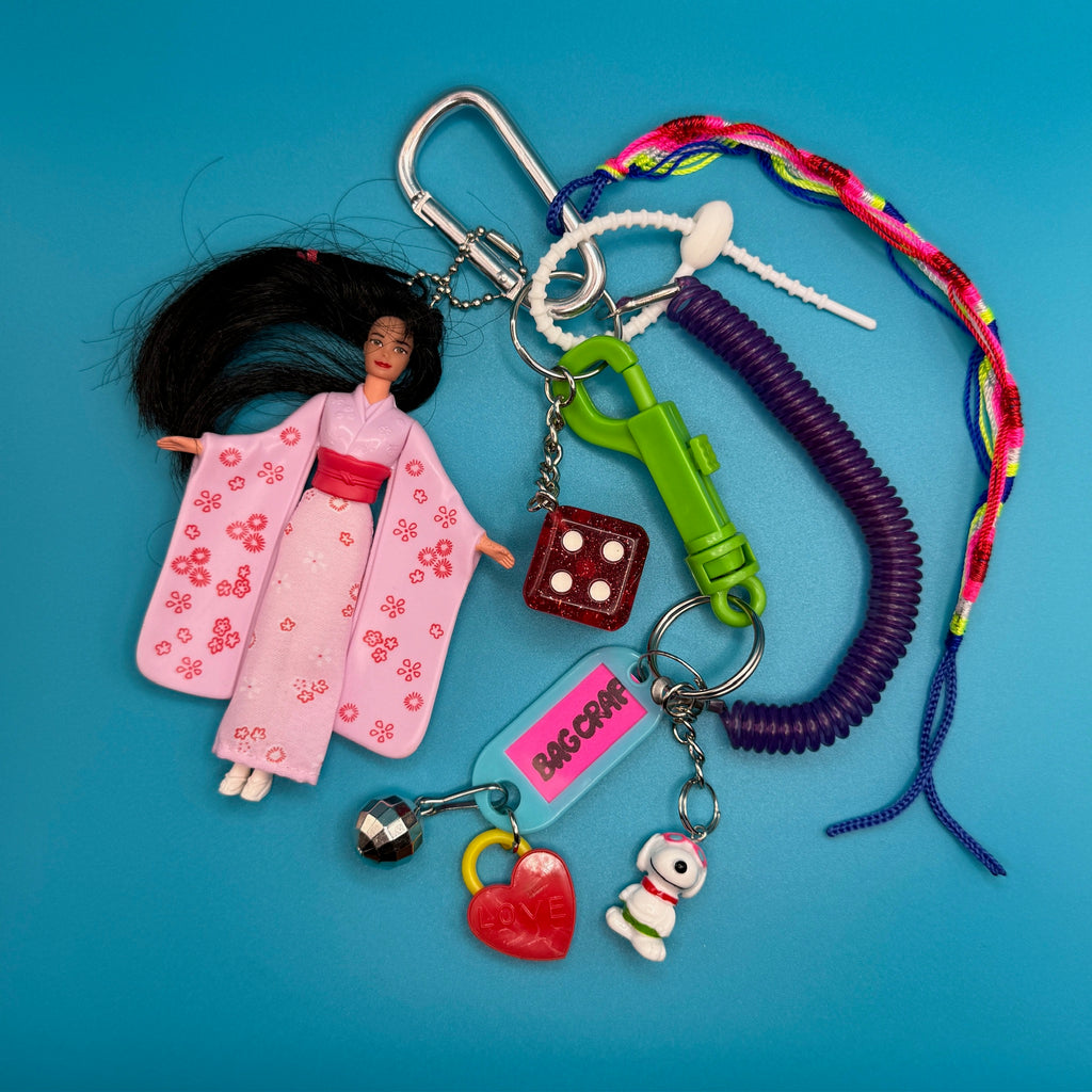 Vintage 1990s Japan Barbie Bag Charm Pack