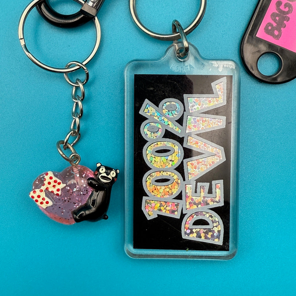 Vintage Y2K '100% Devil' Bag Charm Pack