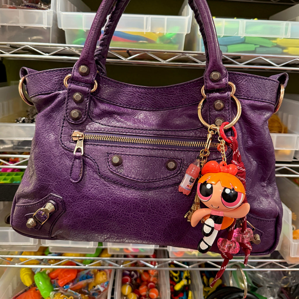 Vintage 90s Powerpuff Girls Gold Bag Charm Pack