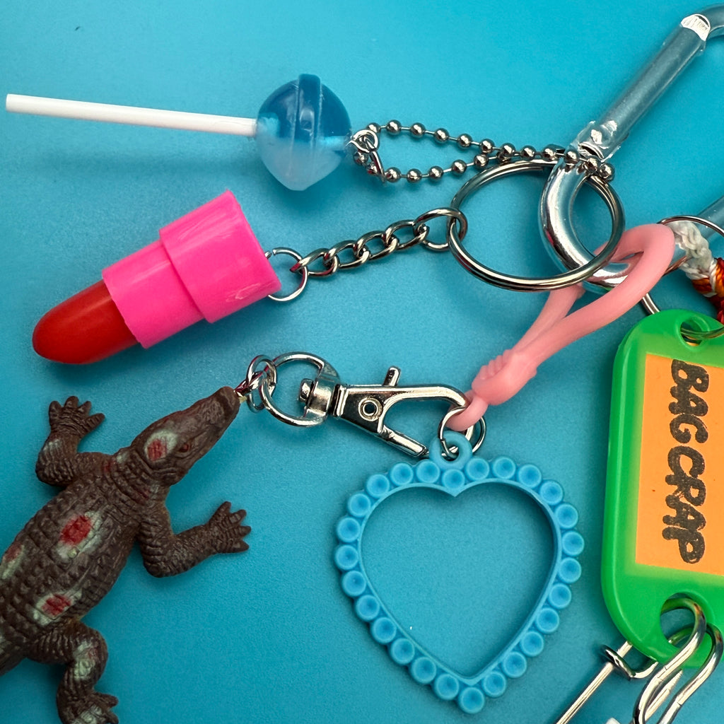 BAG CRAP x COSMOPOLITAN MAGAZINE: Vintage Keychain & Bag Charm Pack 30