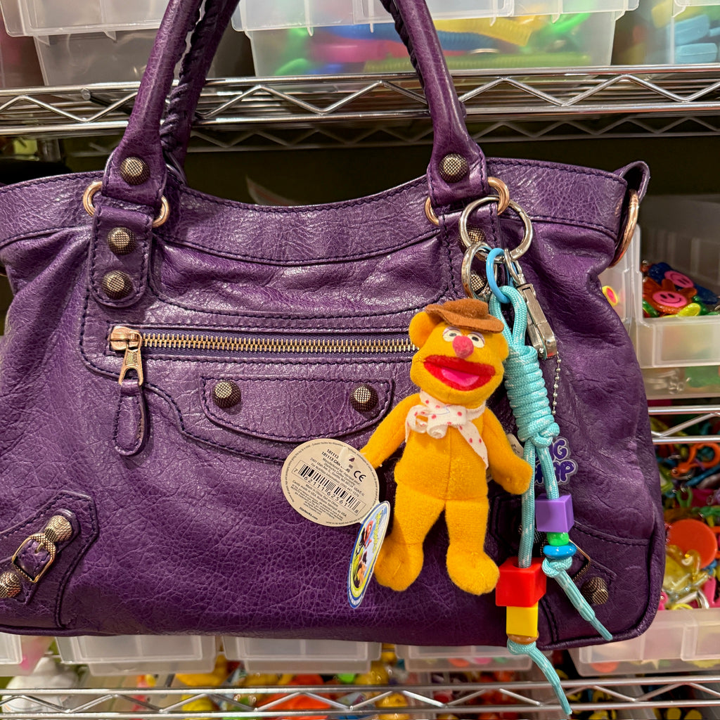 Vintage Fozzie Bear Plush Bag Charm Pack