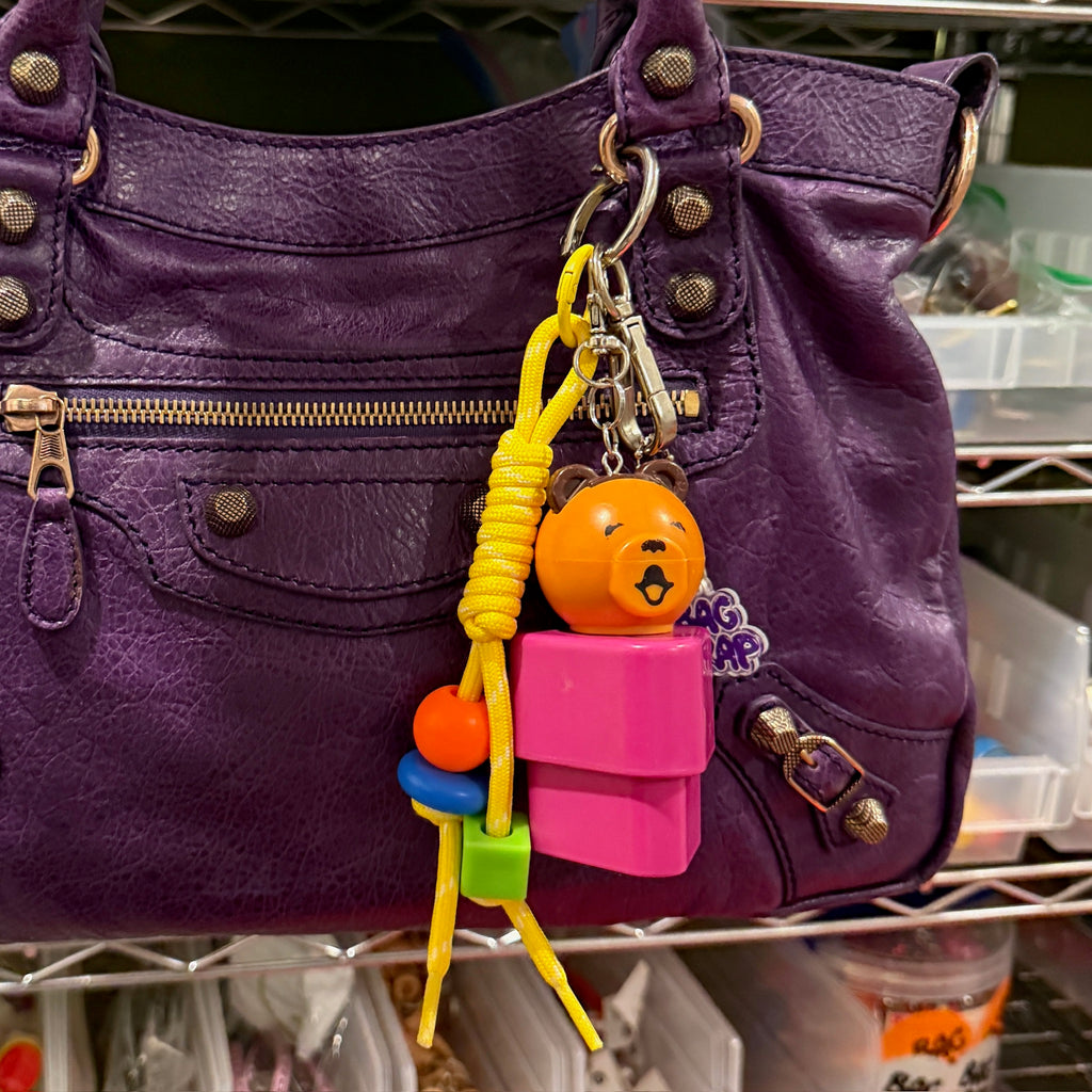 Vintage 1980s Fisher Price Bear Bag Charm Pack