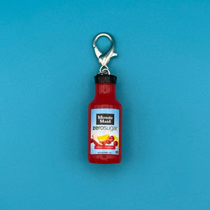 Mini Minute Maid Zero Sugar Fruit Punch -  vintage keychain vintage charms for bag nostalgia vintage keychains y2k collectible - Bag Crap