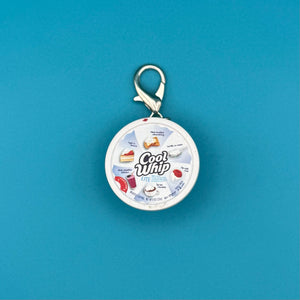 Mini Cool Whip Lite -  vintage keychain vintage charms for bag nostalgia vintage keychains y2k collectible - Bag Crap