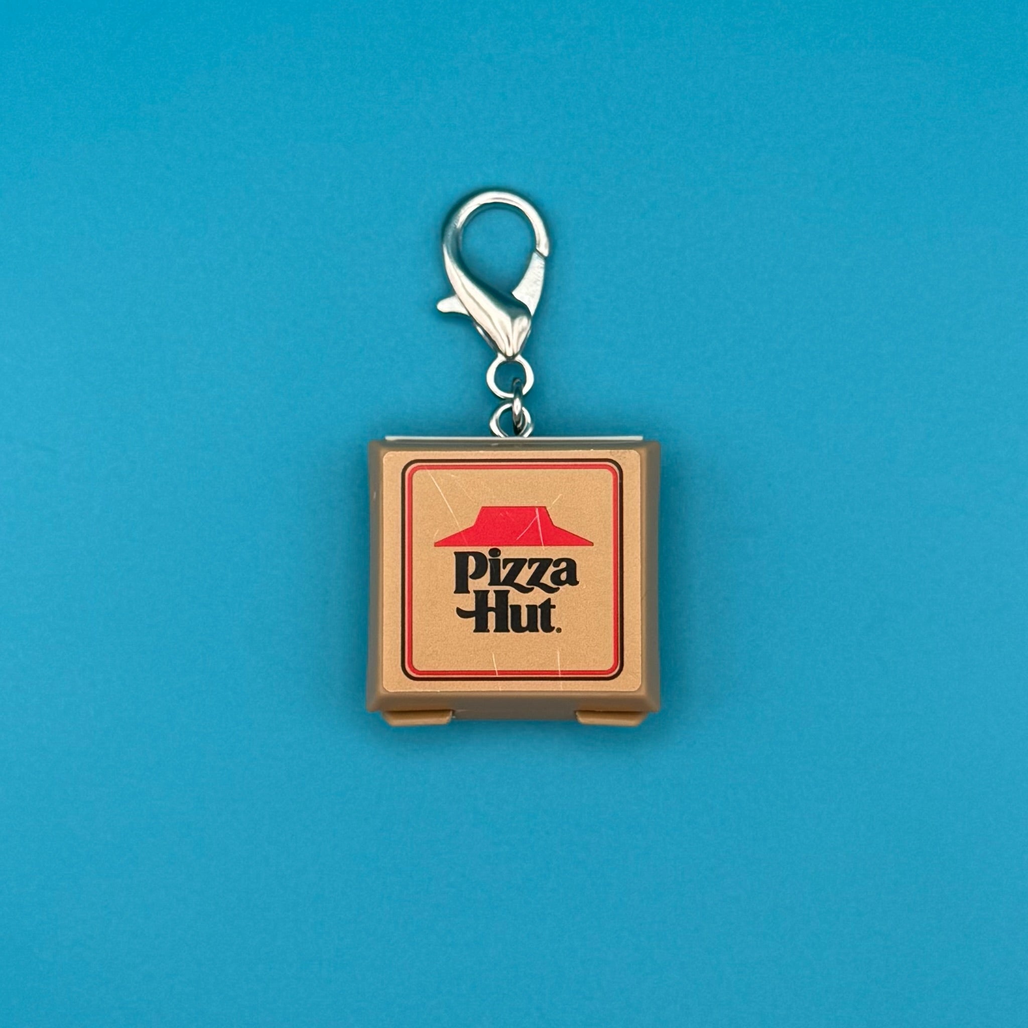Mini Pizza Hut Pizza -  vintage keychain vintage charms for bag nostalgia vintage keychains y2k collectible - Bag Crap