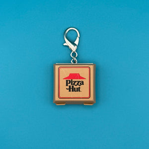 Mini Pizza Hut Pizza -  vintage keychain vintage charms for bag nostalgia vintage keychains y2k collectible - Bag Crap