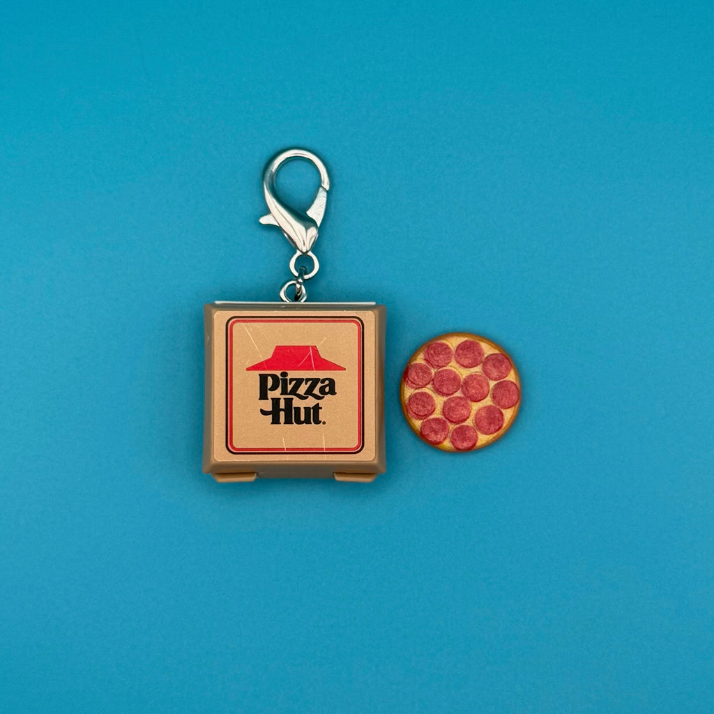 Mini Pizza Hut Pizza Bag Charm